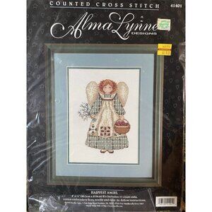 New Counted Cross Stitch Kit "Harvest Angel" Alma Lynne Designs 41401